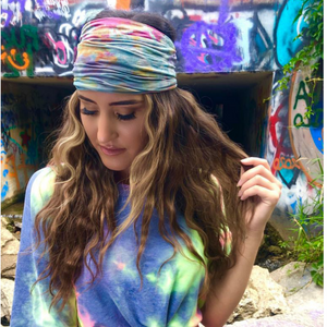 Live a Colorful Life With our Rebellious Tie Dye Head Wraps