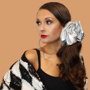 Get Your Groove on with our Funky Faux Leather Scrunchie